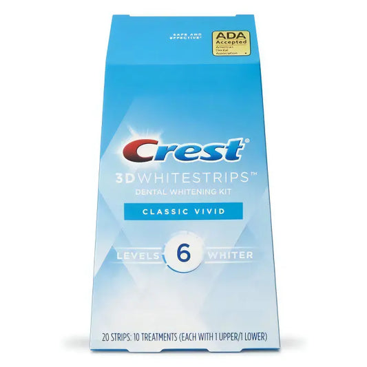 Crest 3D white strips classic vivid level 6